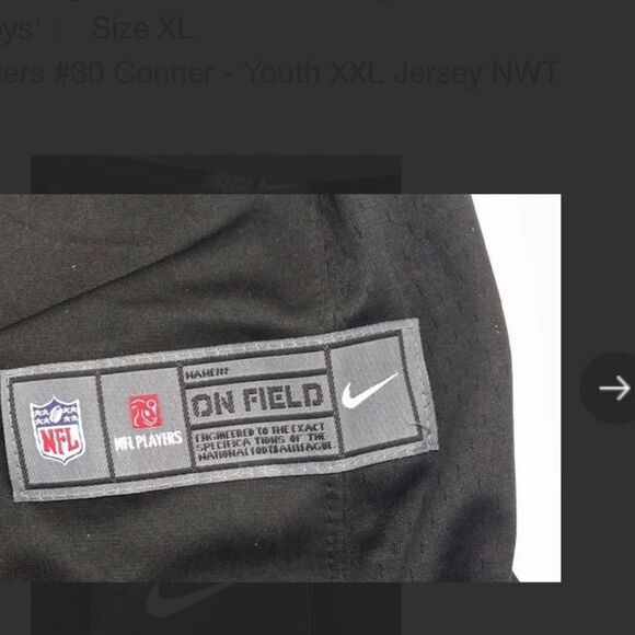 NFL Steelers #30 Conner - Youth XXL Jersey NWT - Picture 2 of 9